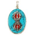 Silver 'Bajra' Pendant (Nepal)