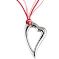 Sterling Silver Floating Heart Necklace