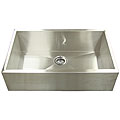 Undermount Stainless Steel 16 Gague Single Bowl Apron Farm Kitchen Sink
