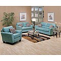 Westwood Tiffany Blue Microfiber Furniture Set