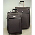 Abbyson 2-piece Grey Luggage Set