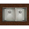 Ticor Square Undermount 16 Gauge Stainless Steel Kitchen Sink