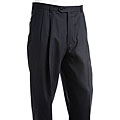 Hart Schaffner Marx Men's 2-pleat Navy Trousers