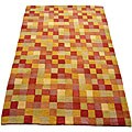 Indo Tibetan Multicolor Rug (4' x 6')