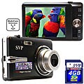 SVP Xthinn-8363-B 4GB 8MP CCD Slim Digital Camera