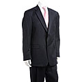 Hart Schaffner Marx Men's Solid Navy 2-button Suit