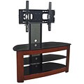 Solid Wood 42-inch 4-in-1 TV Stand w/ Removable Mount