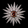 18k Gold 13 1/10ct TDW Clarity Enhanced Diamond Sun Necklace (G, VS2/SI1)