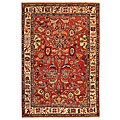 Hand-knotted Turkistan Vegetable Dye Wool Rug (6' x 9')