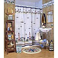 Beacon Point Shower Curtain and Hooks Set