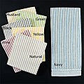 Italian Linen/ Cotton Large Stripe Towel