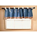 Denim Patchwork Curtain Valance