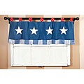 Denim Star Curtain Valance
