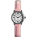 Timex Women's Indiglo White Dial Pink Strap Watch