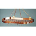 Steel Oval 12-hook Pot Rack