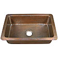 Solid Copper 32-inch Single Bowl Kitchen Sink