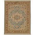 Hand-woven Regency-4 Flat-weave Wool Rug (6' x 9')