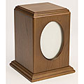 Tribute Walnut Wood Pet Urn (Up to 60 Pounds)