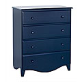 Emi Navy Blue 4-drawer Dresser