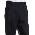 Hart Schaffner Marx Men's 2-pleat Charcoal Slacks