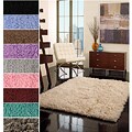 Hand-woven Natural Wool 2000 Gram Flokati Rug (5' x 7')