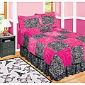 Flashy Kids' Twin-size Cotton Patchwork Quilt Set