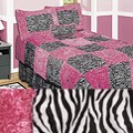 Flashy Kids' Twin-size Cotton Patchwork Quilt Set