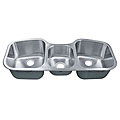 Undermount Stainless Steel Triple Basin Sink