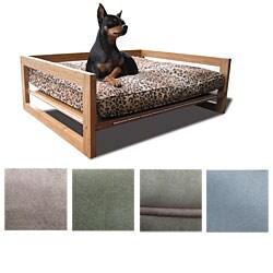 Eco Friendly Bamboo & Memory Foam Pet Bed by Pet Lounge Studios