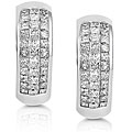 18k Gold 1 1/2ct TDW Princess-cut Diamond Earrings (H-I, VS-SI)