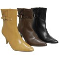 Glaze by Adi Women's Pointed-toe Buckle Accent Boots