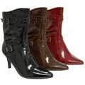 Glaze by Adi Pointed-toe Patent Slouch Boots