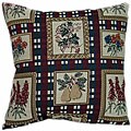'Fruits and Flowers' 24-inch Floor Pillow