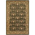 Hand-tufted Addiel Wool/ Silk Rug (7'9 x 10'6)
