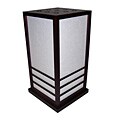 Nikko Accent Dark Walnut Table Lamp