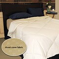 Noni 400 Thread Count White Goose Down Comforter and Duvet Set