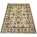 Indo Mahal Ivory Wool Rug (9' x 12')