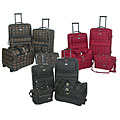 American Flyer Argyle 4-piece Luggage Collection