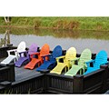 Cedar Fish-shaped Adirondack Chair with Ottoman