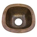 Antiqued Copper All-purpose 12.75-inch Bar Sink