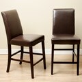Shino Brown Barstools (Set of 2)