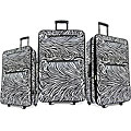 Zebra print 3-piece Luggage Set