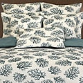Reversible Micro-plush Coral Print Comforter