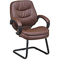 Office Star Wine Eco-leather Visitors Chair
