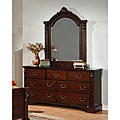 Kalispell Cognac 7-drawer Dresser and Mirror Set