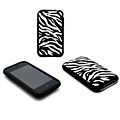 Zebra White Image Laser Cover Skin for iPhone 3G