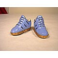 Limoges Blue Porcelain Shoe Keepsake Boxes (Set of 2)
