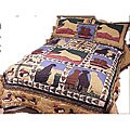 Hunt-themed Cotton Quilt