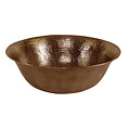 Antiqued Copper Handhammered Vessel Bathroom Sink