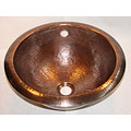 Self-rimming Hand-hammered Copper 15-inch Sink